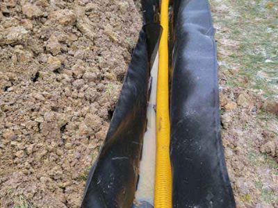 French Drain Construction