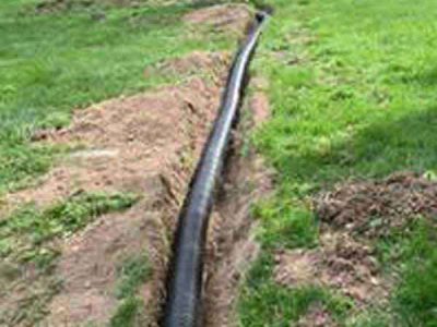 Residential French Drain Construction